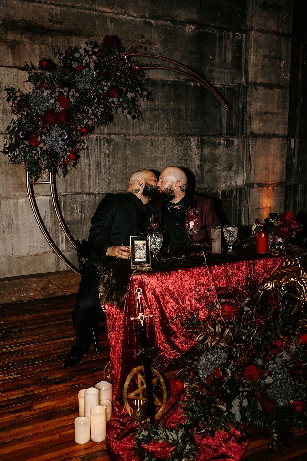 Dark moody romantic couple — the science of sensory connection