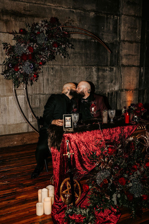 Dark moody romantic couple — the science of sensory connection